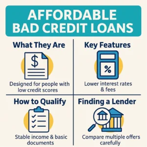 Affordable bad credit loans
